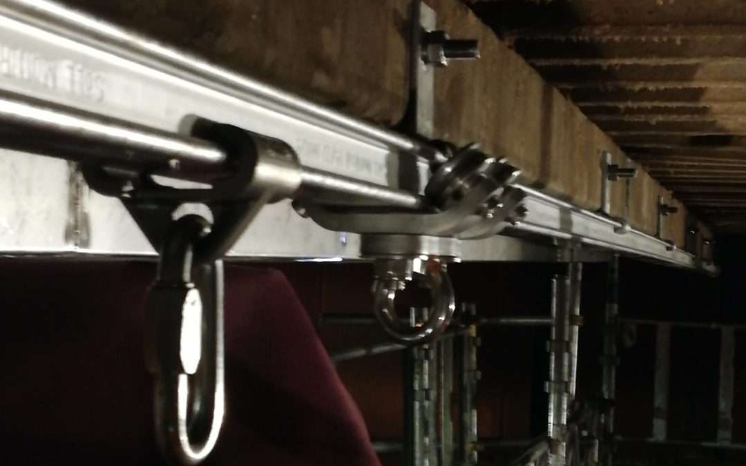 Fallskyddssystem i pappersmaskin