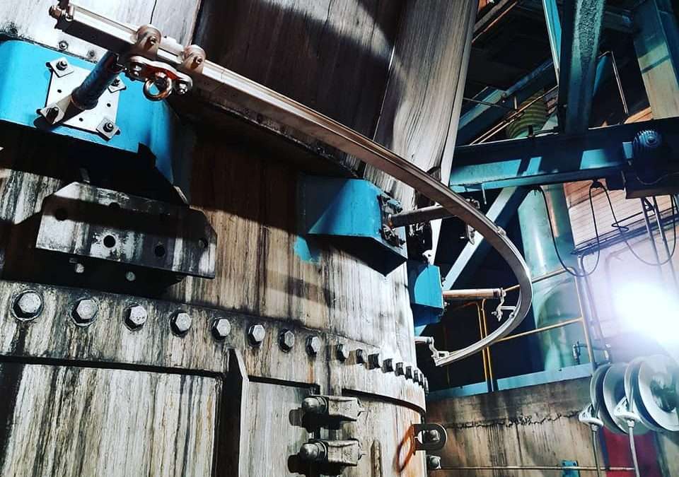 Fallskyddssystem på stålverk